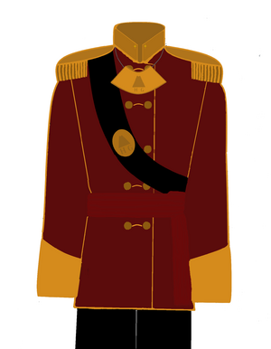 Long Patrol Mountain Home Guard Captain dress uniform.